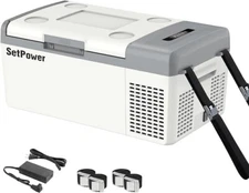 16QT Portable Electric Car Refrigerator Cooler  Outdoor Camping Travel Vehicles