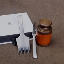 French Style leather Craft Pricking Irons Stitching Lacing Punch Chisel Tool BG1