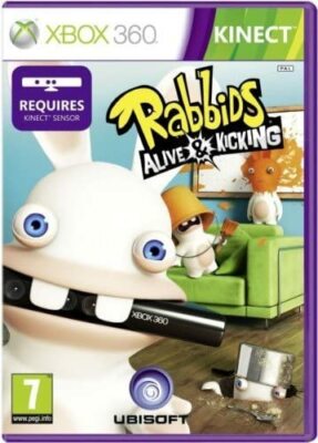 Xbox 360 KINECT Rabbids Alive & Kicking PAL UK BRAND NEW & SEALED