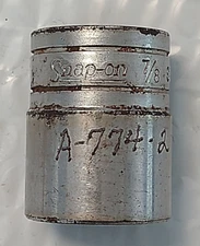 SNAP ON SW281, 1/2" DRIVE, 7/8" SOCKET, SHALLOW, 12 POINT.