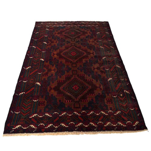 Traditional Hand Woven Oriental Carpet, 4'0x6'4 Tribal Bed Rooms Area Rug G29253 - Picture 3 of 8