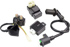 Ignition Coil CDI Solenoid Relay Voltage Regulator Kit for GY6 50Cc 125Cc 150Cc
