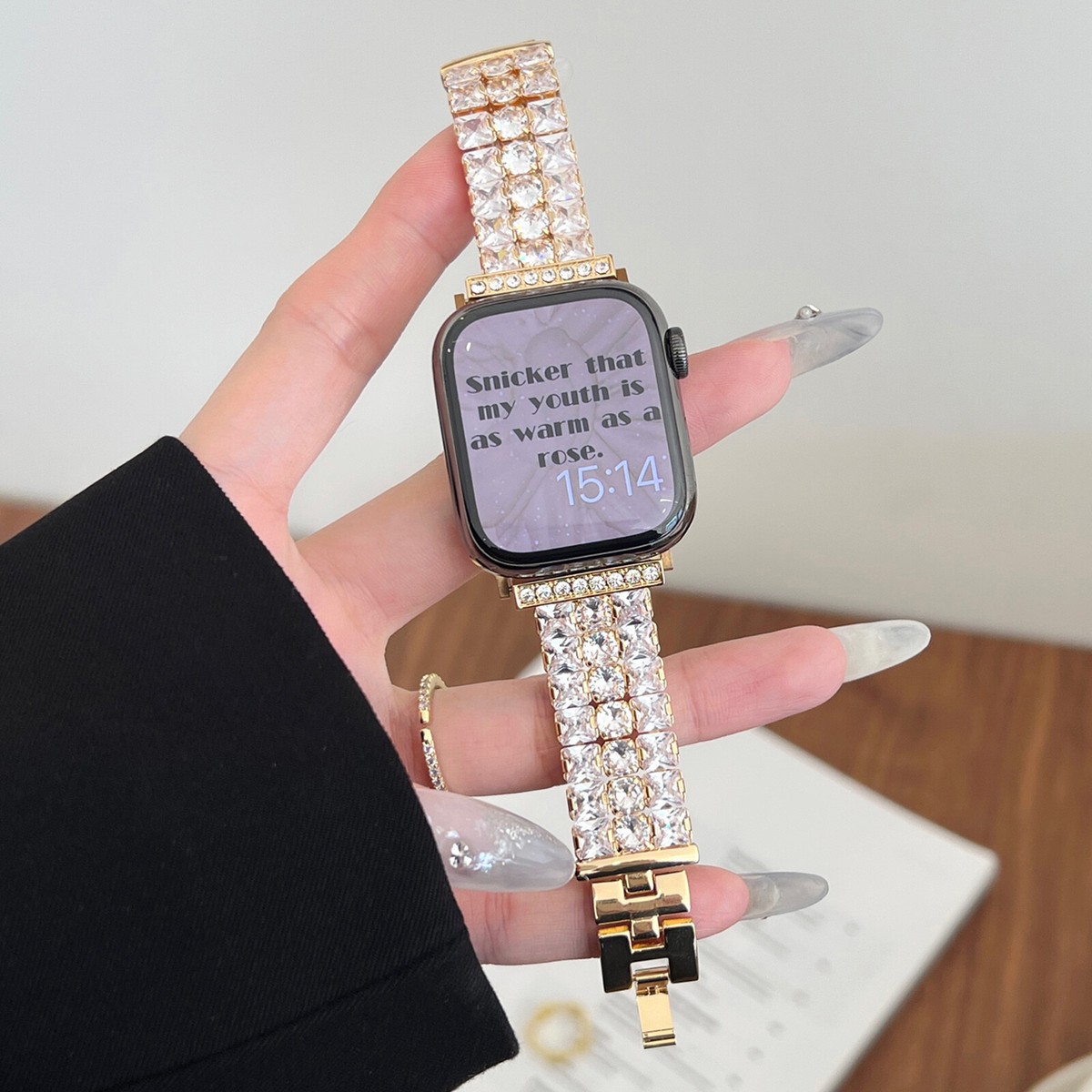For Apple Watch 38/40/41/42/44/45mm Diamond Rhinestone Case  display picture 1