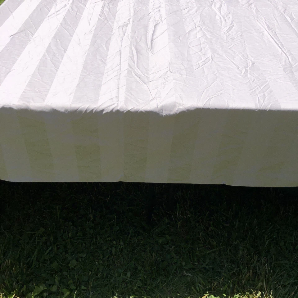 Funda nórdica Charter Club tamaño king gris damasco a rayas 100 % algodón Foto 3 de 4