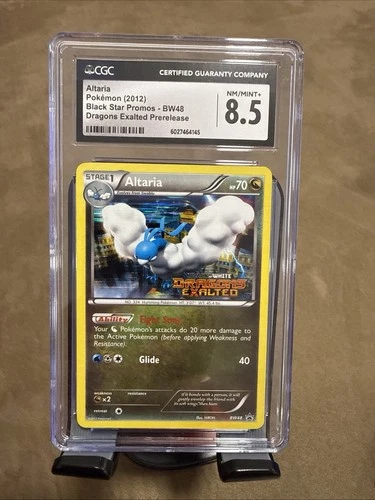 Altaria BW48 Black & White Dragons Exalted Stamped Prerelease Promo  CGC 8.5