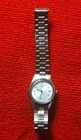 Vintage Seiko Womens 2A22-0010 Wristwatch SS SQ Silver Band New Battery Works