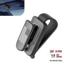 Car Visor Sunglass Holder, American Flag Creative Eyeglass Clip Mount, Multi