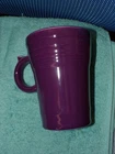 Fiesta Kohl's Ring Handle Latte Mug Retired MULBERRY  New with tag