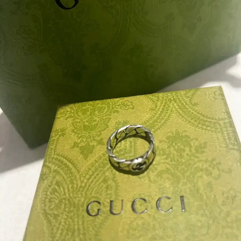 Gucci Interlocking GG Ring - Size 11, Authentic &… - image 2
