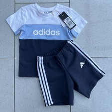 Image of Boys Adidas Shorts and T Shirt Set-Age 18-24 Months BNWT