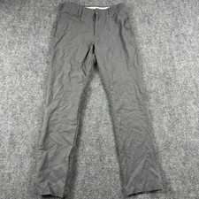 Under Armour Golf Pants Mens 30/32 Gray Performance Tapered Chino Trousers
