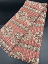 Kimono Konjaku Club Luxury Pure Silk Obi Half Width Horizontal Round Cre Japan