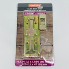 Powerfix Profi Galvanized Steel Slide Bolt Hasp Set Including Screws New/Sealed