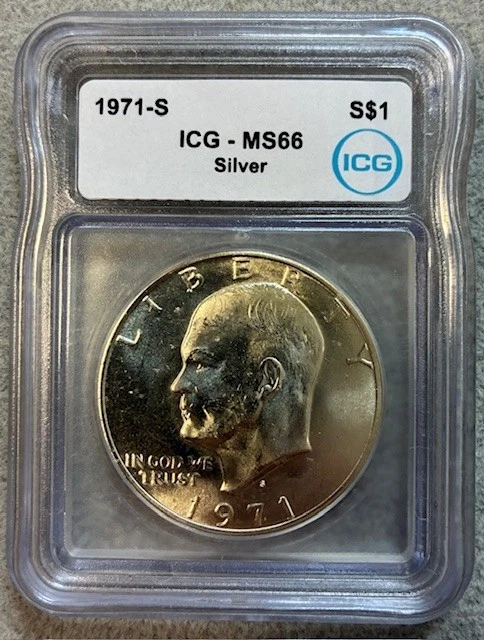 ICG Certified Eisenhower US Dollars (1971-1978) for sale | eBay