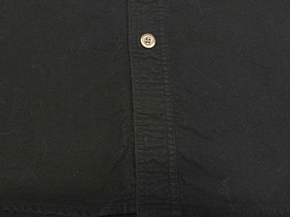 Camisa Roper Para Hombres Western Botón Delantero Manga Larga Algodón Negra X Grande XL Foto 3 de 4