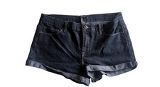 Forever 21 Dark blue Wash Cuffed Denim Jean Shorts