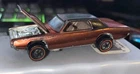 Hot Wheels Redline Custom T-Bird 1967 Copper Gray Int. Black Top Made In USA