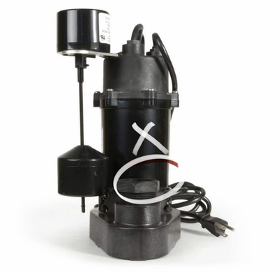 #ad Everbilt 1 4 HP Aluminum Submersible Sump Pump Vertical Switch MISSING $49.99