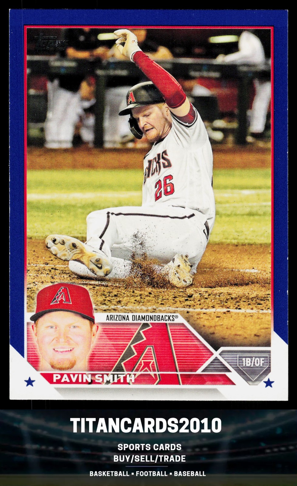 Pavin Smith 2023 Topps Purple Arizona Diamondbacks #312