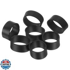 uxcell 50Pcs Silicone Rubber Bands, 8x5mm Rubber Bands Rings Cabl