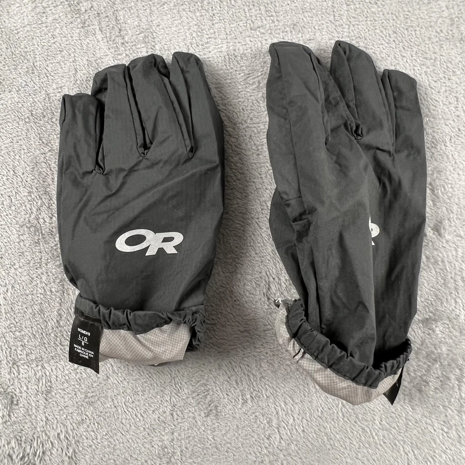 Guantes de investigación al aire libre para mujer grandes 8 negros impermeables concha lluvia senderismo O Foto 3 de 4