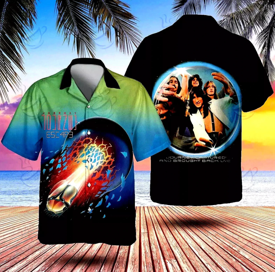 Escape Rock Band Journey All Over Print Hawaiian Shirt S-5XL BT1008