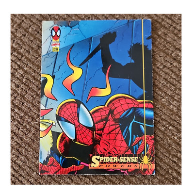Fleer Marvel Spider-Man 1994 Spider-Man #9 Spider-Sense Base Set Trading Card