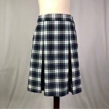 VINTAGE Flynn & O'Hara plaid skirt school uniform punk rock cosplay made in USA