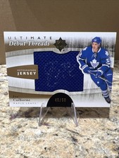 11-12 UD Ultimate Debut Threads Joe Colborne JERSEY AUTO /50 Toronto Maple Leafs