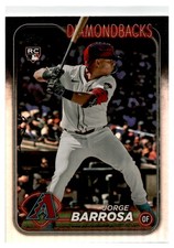2024 Topps Update Jorge Barrosa Rainbow Foil #US22 RC Diamondbacks
