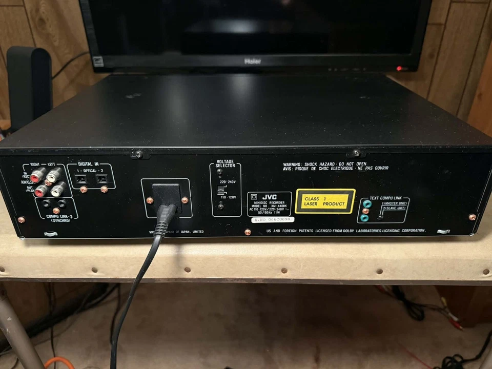 JVC XM-448 MiniDisc Recorder Deck | MD Player | Digital/Analog In | Working - Image 3 of 3