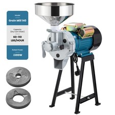 Elektrische Getreidemühle Weizenmehl Getreidemühle Trockenmühle Kornmühle 2200W