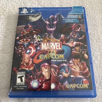 Marvel vs. Capcom: Infinite - Sony PlayStation 4, Torn Cover, Case & Disc Only