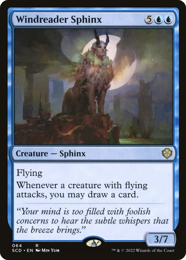 Windreader Sphinx [Starter Commander Decks] Near Mint