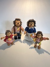 Vintage Steiff Hedgehog Family Mecki Micki Macki Mucki 1960s Collectible