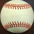 Joe DiMaggio signed Official American League Baseball JSA Authenticated HOF