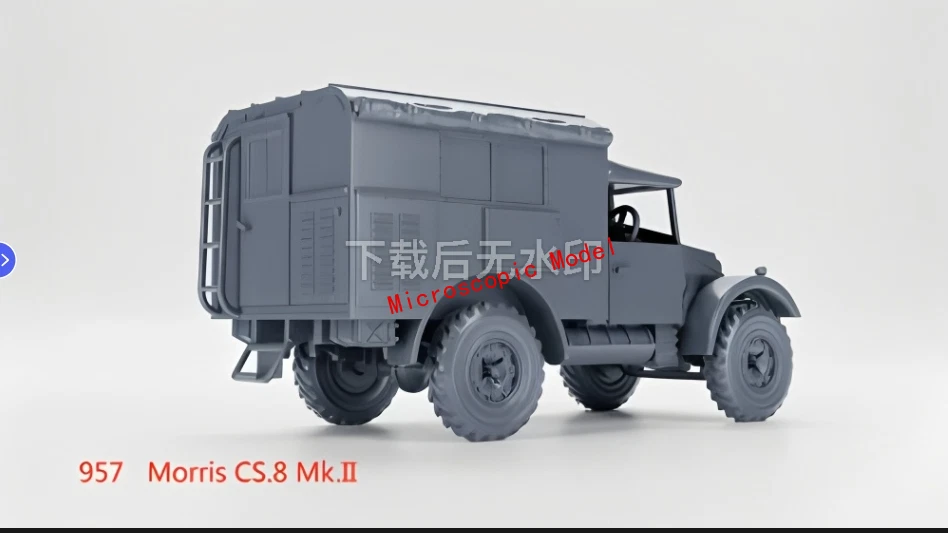 Camión Morris CS.8 Mk.III británico impresión 3D 1/72 sin pintar- Foto 2 de 4
