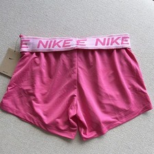 Nike Small Dri-FIT Athletic Training Shorts Pink Women's NWT