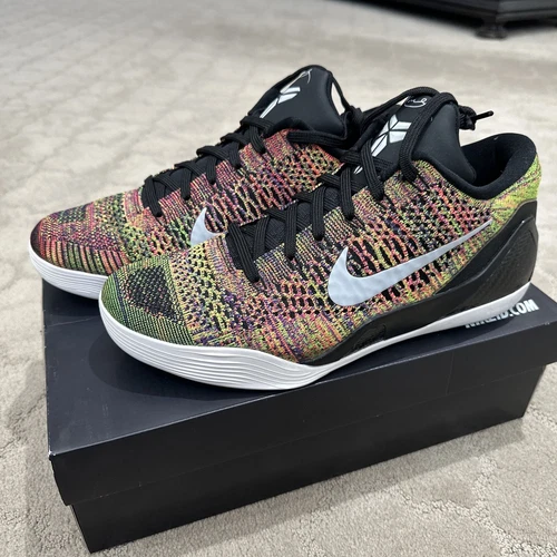 Nike Kobe 9 Elite Low ID Flyknit "Masterpiece" NEW - Size 11 Multicolor 2014
