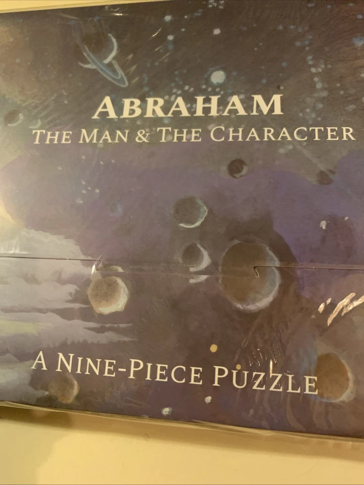 Abraham The Man And The Character A Nine Piece Puzzle By Artist Gadi Dadon NEW! - Image 2 of 4