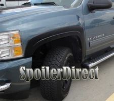TEXTURED / 07-13 CHEVY SILVERADO 1500 OE STYLE FENDER FLARES - CREW CAB 5.8' BED
