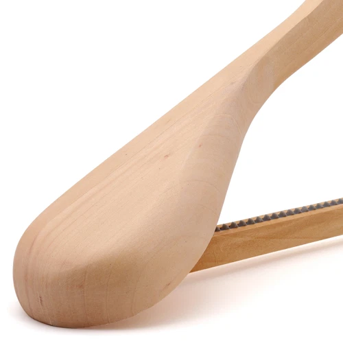 The Hanger Store™ Wooden suit coat hangers, broad ends and non slip trouser bar - Picture 4 of 14