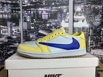 Nike Jordan 1 OG Low SP x Travis Scott Canary Yellow UK 6 | USA 8.5 | EU 40