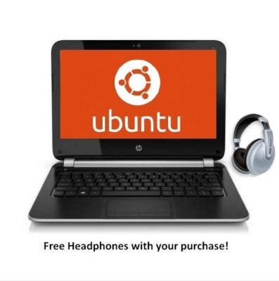 HP 215 11.6'' AMD 1.0GHz 4GB 250GB Ubuntu/Linux+2nd OS, Office*!