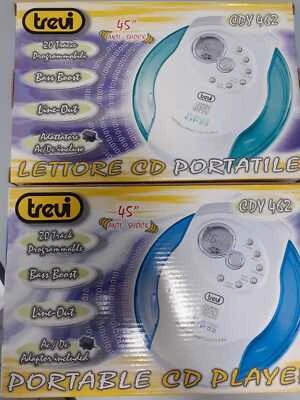 Lettore CD portatile CDY462 TREVI protezione anti shock 45 secondi, vari colori
