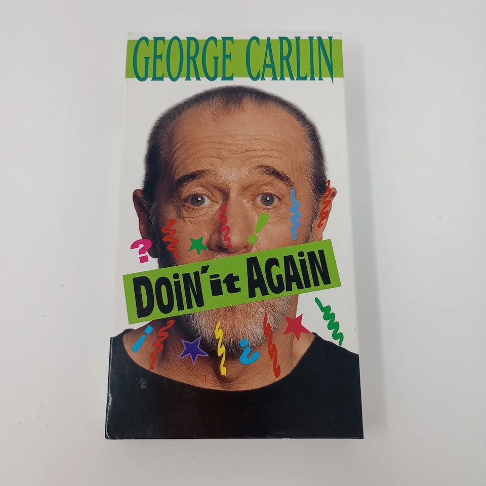 George Carlin Doin' It Again Stand-Up Comedy 1993 VHS - Image 3 of 4
