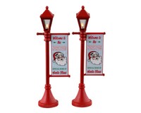 Lemax 34091 - North Pole Lamppost - Weihnachtsdorf Winterdorf Neu