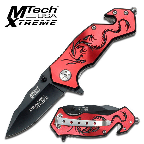 MTech Xtreme Dragon Strike Rescue Red/Black 3 3/4