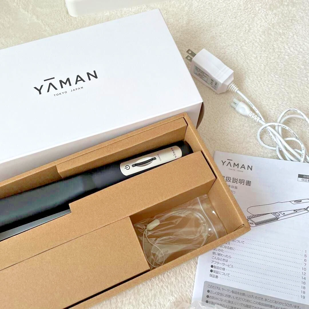 YA-MAN Ultrasonic Hair treatments Shine Pro HC-21 Black hair iron