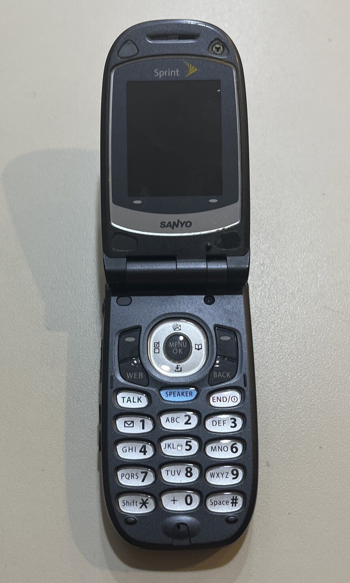 さよページ Sprint Sanyo Flip Phone Model No. SCP-2400 Untested For Parts
